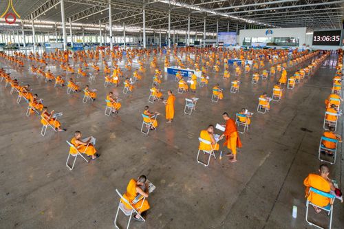 ภาพ No.91332:พิธีสอบธรรมสนามหลวง นักธรรมชั้นตรี วันที่ 23-26 ตุลาคม พ.ศ. 2566 ณ วัดพระธรรมกาย