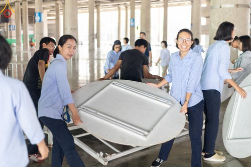 ภาพ No.60494:V.38 ทุ่มพลังเพื่อพ่อครบ 80 ปี ภาพการเตรียมงานของหน่วยงานต่างๆ เพื่อพิธีฉลองอายุวัฒนมงคล 80 ปี หลวงพ่อธัมมชโย และรับถวายมหาสังฆทาน 10,000 กว่าวัดทั่วประเทศ ในวันคุ้มครองโลก วันจันทร์ที่ 22 เมษายน พ.ศ. 2567