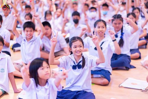 ภาพ No.103610:วันรวมพลังเด็กดี V-star ผู้นำฟื้นฟูศีลธรรมโลก จังหวัดสมุทรปราการ วันพุธที่ 20 ธันวาคม พ.ศ. 2566 ณ เมืองโบราณ จ.สมุทรปราการ