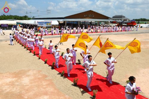 ภาพ No.211495:วันอาทิตย์ที่ 16 มีนาคม พ.ศ. 2568 พิธีทอดผ้าป่าฉลองปทุมเจดีย์ ณ ศูนย์อบรมเยาวชนปัตตานี