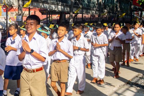 ภาพ No.195028:พิธีทอดผ้าป่าทำนุบำรุงศาสนสถาน ณ วัดไผ่โรงวัว ต.บางตาเถร อ.สองพี่น้อง จ.สุพรรณบุรี ในโครงการธรรมยาตรา กตัญญูบูชา มหาปูชนียาจารย์ พระมงคลเทพมุนี(สด จนฺทสโร) พระผู้ปราบมาร อนุสรณ์สถาน 7 แห่ง ปีที่ 13 วันที่ 13 มกราคม พ.ศ. 2568