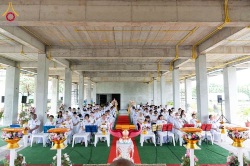 ภาพ No.157188:พิธีทอดผ้าป่าติดตั้งอิฐมวลเบาและฝ้าเพดาน ณ ศูนย์ปฏิบัติธรรมน้ำใสใจสว่าง บางกอกน้อย กรุงเทพมหานคร วันเสาร์ที่ 14 กันยายน พ.ศ. 2567