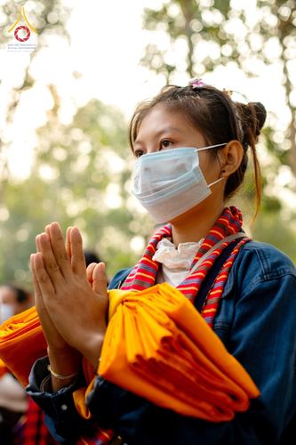 ภาพ No.75900:พิธีบรรพชาสามเณร ณ วัดปันชารี สันติปูร์ อรัญกฏิ เมืองคาร์กาชารี ประเทศบังกลาเทศ วันที่ 10 กุมภาพันธ์ พ.ศ. 2566