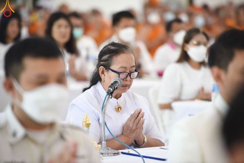 ภาพ No.103562:พิธีถวายจตุปัจจัย และภัตตาหารเป็นสังฆทาน , พิธีมอบอักษรสารตราตั้งฐานานุกรม และพัดยศ , การประชุมคณะสงฆ์ประจำจังหวัดสระบุรี  ณ ศูนย์ปฏิบัติธรรมจังหวัดสระบุรี อ.พระพุทธบาท จ.สระบุรี   วันอังคารที่ 19 ธันวาคม  พ.ศ. 2566