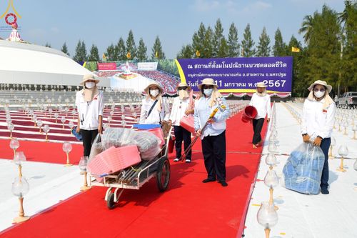 ภาพ No.110896:V.9 กล้าเก่ง การเตรียมงาน เก็บงาน การรับบุญของเจ้าหน้าที่หน่วยงานต่างๆ เพื่อโครงการธรรมยาตรา กตัญญูบูชามหาปูชนียาจารย์ พระมงคลเทพมุนี (สด จนฺทสโร) พระผู้ปราบมาร อนุสรณ์สถาน 7 แห่ง ปีที่ 12 ระหว่างวันที่ 2 - 31 มกราคม พ.ศ.2567