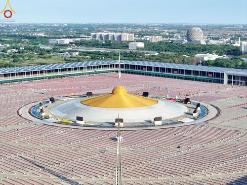 ภาพ No.218987:วันที่ 18-20 เมษายน พ.ศ. 2568 การเตรียมงานในลานธรรม , วิหารคด เพื่องานวันคุ้มครองโลก 22 เมษายน พศ. 2568