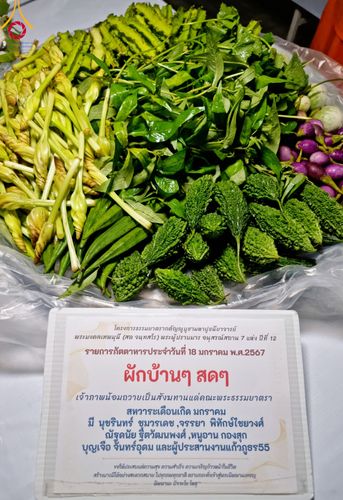 ภาพ No.114527:พิธีถวายภัตตาหารเป็นสังฆทาน แด่คณะพระธรรมยาตรา ปีที่ 12 วันที่ 18 มกราคม พ.ศ. 2567 ณ วัดโบสถ์(บน) บางคูเวียง จ.นนทบุรี