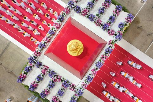 ภาพ No.251605:วันที่ 10 ตุลาคม พ.ศ. 2568 พิธีทอดผ้าป่าสมทบกฐินวัดพระธรรมกาย และสมทบกฐิน 30,000 กว่าวัดทั่วประเทศ ครั้งที่ 3 ณ สภาธรรมกายสากล วัดพระธรรมกาย