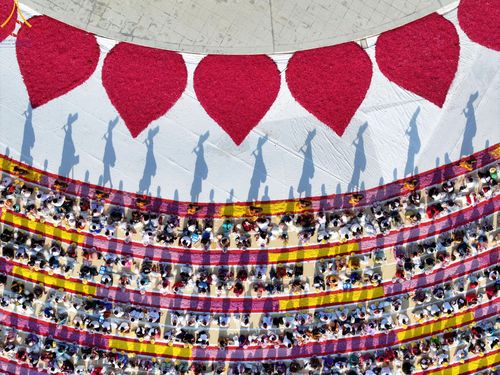 ภาพ No.198182:พิธีต้อนรับพระธรรมยาตรา ณ อนุสรณ์สถานลำดับที่ 5 สถานที่เผยแผ่วิชชาธรรมกายครั้งแรก อนุสรณ์สถานบางปลา วัดบางปลา อำเภอบางเลน จังหวัดนครปฐม ในโครงการธรรมยาตรา กตัญญูบูชา มหาปูชนียาจารย์ พระมงคลเทพมุนี(สด จนฺทสโร) พระผู้ปราบมาร ปีที่ 13 วัน 19 มกราคม พ.ศ.2568