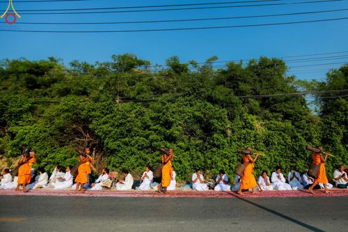 ภาพ No.116669:พิธีต้อนรับพระธรรมยาตรา ปีที่ 12 ณ อนุสรณ์สถานบางปลา จ.นครปฐม วันที่ 21 มกราคม พ.ศ. 2567