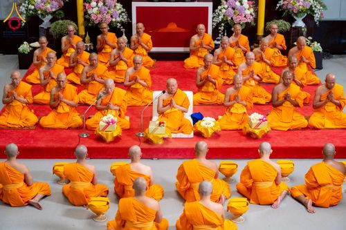 ภาพ No.223875:วันอาทิตย์ที่ 11 พฤษภาคม พ.ศ. 2568 พิธีอุปสมบทสามเณรเปรียญธรรมอุปสมบทอุทิศชีวิต 9 รูป อุบาสก 1 ท่าน ณ อุโบสถพระไตรปิฏกวัดพระธรรมกาย