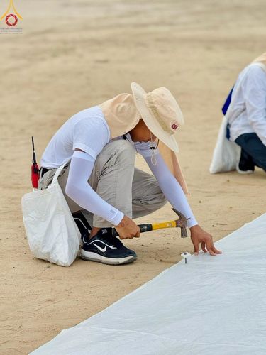 ภาพ No.211277:วันเสาร์ที่ 15 มีนาคม พ.ศ. 2568  การเตรียมงานของเจ้าหน้าที่ เพื่องานฉลองปทุมเจดีย์ ณ ศูนย์อบรมเยาวชนปัตตานี