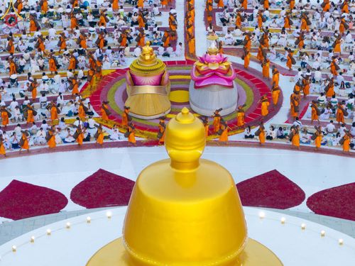 ภาพ No.116757:พิธีต้อนรับพระธรรมยาตรา ปีที่ 12 ณ อนุสรณ์สถานบางปลา จ.นครปฐม วันที่ 21 มกราคม พ.ศ. 2567