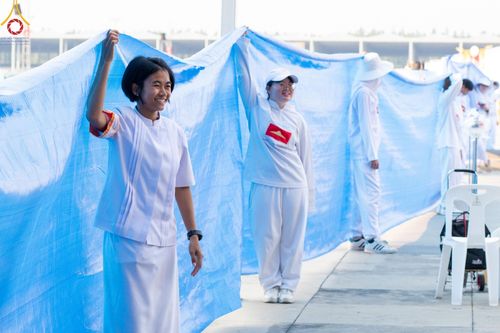 ภาพ No.125499:V.27 มาฆะ สาธุ  การรับบุญเตรียมงาน ปฎิบัติงาน เก็บงาน ของเจ้าหน้าที่หน่วยงานต่างๆ เพื่อวันมาฆบูชา วันเสาร์ที่ 24 กุมภาพันธ์  พ.ศ. 2567 ณ วัดพระธรรมกาย จ.ปทุมธานี