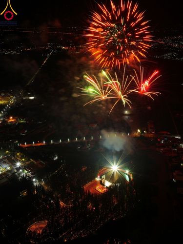 ภาพ No.107252:พิธีจุดประทีปถวายเป็นพุทธบูชา และบูชาธรรมมหาปูชนียาจารย์ ในโครงการธรรมยาตรากตัญญูบูชา มหาปูชนียาจารย์ พระมงคลเทพมุนี(สด จนฺทสโร) พระผู้ปราบมาร  อนุสรณ์สถาน 7 แห่ง ปีที่ 12  วันที่ 6 มกราคม พ.ศ. 2567 ณ อนุสรณ์สถานมหาวิหารพระมงคลเทพมุนี อ.สองพี่น้อง จ.สุพร