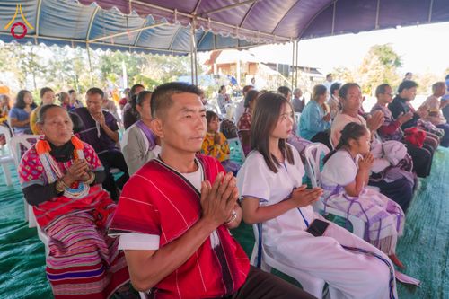 ภาพ No.309159:วันเสาร์ที่ 7 กุมภาพันธ์ พ.ศ.2569 พิธีบรรจุพระบรมสารีริกธาตุ ประดิษฐาน  ณ เจดีย์วัดทุ่งเจริญธรรม อ.อมก๋อย จ.เชียงใหม่