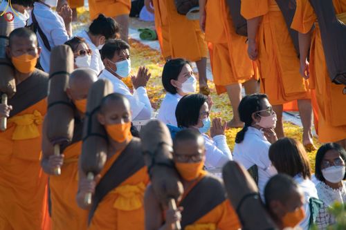ภาพ No.70916:พิธีต้อนรับพระธรรมยาตรา ในโครงการธรรมยาตรากตัญญูบูชา มหาปูชนียาจารย์ พระมงคลเทพมุนี(สด จนฺทสโร) พระผู้ปราบมาร อนุสรณ์สถาน 7 แห่ง ปีที่ 11 วันที่ 14 มกราคม พ.ศ. 2566 ณ อนุสรณ์สถานลำดับที่ 3 สถานที่เกิดในเพศสมณะ วัดสองพี่น้อง อ.สองพี่น้อง จ.สุพรรณบุรี