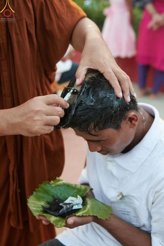 ภาพ No.64734:พิธีบรรพชาสามเณร โครงการบรรพชาสามเณร 500 รูป ประเทศบังกลาเทศ วันที่ 22 พฤศจิกายน พ.ศ. 2565