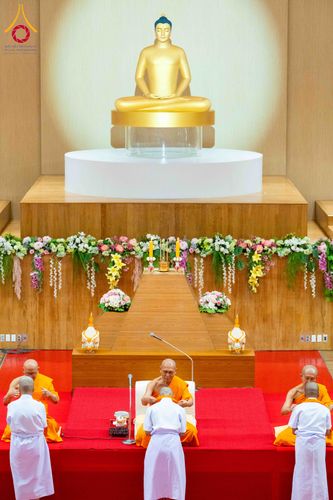 ภาพ No.319614:วันเสาร์ที่ 4 เมษายน พ.ศ.2569 พิธีขอขมา มอบผ้าไตร และถวายบาตรแด่นาคธรรมทายาท ในโครงการบรรพชาสามเณรฟื้นฟูพระพุทธศาสนาทั่วไทย โครงการหน่อแก้วเปรียญธรรม รุ่นที่ 14 โครงการสามเณรยุวธรรมทายาท รุ่นที่ 34 โครงการสามเณรมัชฌิมธรรมทายาท รุ่นที่ 30 ณ สภาธรรมกายสากล