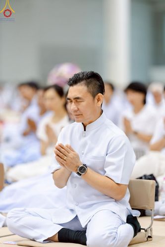 ภาพ No.222873:วันอาทิตย์ต้นเดือนที่ 4 พฤษภาคม พ.ศ. 2568 พิธีบูชาข้าวพระ ณ สภาธรรมกายสากล วัดพระธรรมกาย