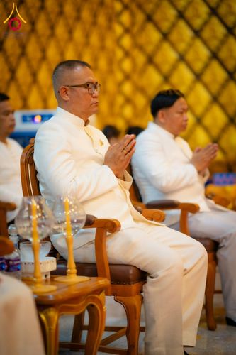 ภาพ No.210772:วันพฤหัสบดีที่ 13 มีนาคม พ.ศ. 2568  สมโภชพระประธานอุโบสถวัดป่าอุบลแก้ว จังหวัดอุบลราชธานี