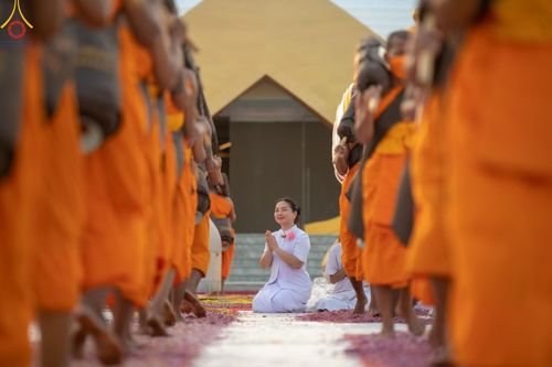 ภาพ No.116767:พิธีต้อนรับพระธรรมยาตรา ปีที่ 12 ณ อนุสรณ์สถานบางปลา จ.นครปฐม วันที่ 21 มกราคม พ.ศ. 2567