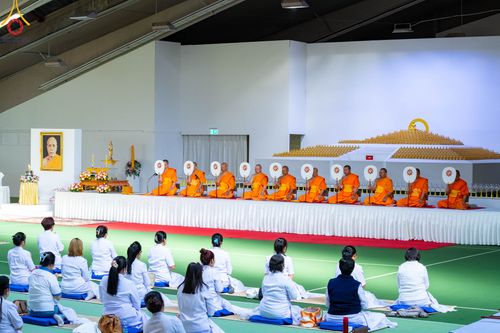 ภาพ No.91737:พิธีวิหารสังฆทาน เพื่อการเผยแผ่พระพุทธศาสนา วิชชาธรรมกายในทวีปยุโรป ในวาระอายุวัฒนมงคล 60 ปี พระวิเทศภาวนาธรรม วันอาทิตย์ที่ 22 ตุลาคม พ.ศ.2566 ณ วัดพระธรรมกายบาวาเรีย