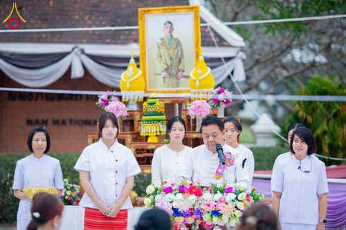 ภาพ No.310812:วันอาทิตย์ที่ 22 กุมภาพันธ์ พ.ศ. 2569 พิธีตักบาตรเเด่คณะพระภิกษุสงฆ์ 1,111 รูป จังหวัดน่าน หนึ่งในโครงการตักบาตรพระ 2,000,000 รูป 77 จังหวัดทั่วไทย ในวาระอันเป็นมงคลยิ่ง ครบรอบ 744 ปี นครน่าน สืบสานศรัทธา ทำบุญใหญ่ของเมืองน่าน ณ ข่วงเมือง วัดภูมินทร์ อำเ