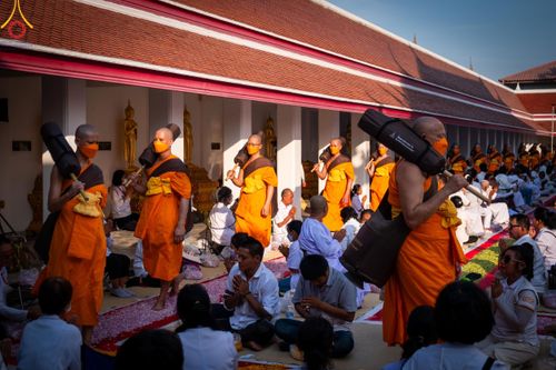 ภาพ No.110485:พิธีต้อนรับพระธรรมยาตรา ในโครงการธรรมยาตรากตัญญูบูชา มหาปูชนียาจารย์ พระมงคลเทพมุนี(สด จนฺทสโร) พระผู้ปราบมาร อนุสรณ์สถาน 7 แห่ง ปีที่ 12 วันที่ 11 มกราคม พ.ศ. 2567 ณ อนุสรณ์สถานลำดับที่ 3 สถานที่เกิดใหม่ในเพศสมณะ วัดสองพี่น้อง จ.สุพรรณบุรี