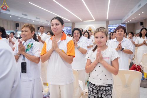 ภาพ No.148681:พิธีบุพเปตพลี, พิธีทอดผ้าป่า, พิธีไถ่ชีวิตโค 80 ตัว ให้ชีวิตสัตว์เป็นทาน ณ ศูนย์ปฎิบัติธรรมภาคใต้ อ.บางกล่ำ จ.สงขลา วันเสาร์ที่ 10 สิงหาคม พ.ศ. 2567