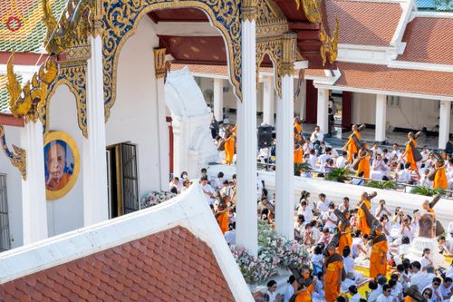 ภาพ No.113201:พิธีต้อนรับพระธรรมยาตรา ปีที่ 12 วันที่ 15 มกราคม พ.ศ. 2567 ณ วัดโบสถ์บน จ.นนทบุรี