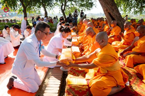 ภาพ No.130561:พิธีบรรพชาธรรมทายาท ในโครงการบรรพชา 1,250 รูป ณ แดนประสูติ สวนลุมพินี ประเทศเนปาล วันที่ 9 มีนาคม พ.ศ. 2567