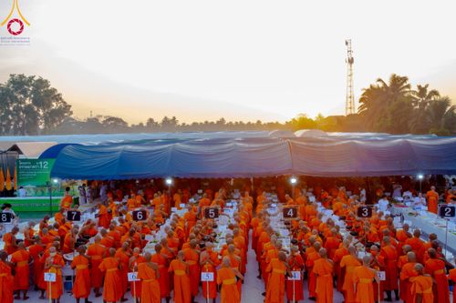 ภาพ No.109274:พิธีถวายภัตตาหารเป็นสังฆทาน แด่คณะพระธรรมยาตราฯ วันที่ 10 มกราคม พ.ศ. 2567 ณ อนุสรณ์สถานคลองบางนางแท่น อ.สามพราน จ.นครปฐม