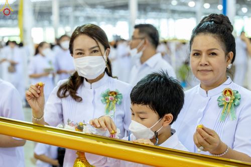 ภาพ No.77820:พิธีหล่อพระบรมพุทธเจ้า ทิศตะวันตก  วันอาทิตย์ที่ 19 มีนาคม พ.ศ. 2566 ณ วัดพระธรรมกาย จ.ปทุมธานี
