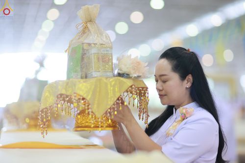 ภาพ No.85151:บรรยากาศการต้อนรับพระสังฆาธิการทั่วประเทศ และพิธีบูชาข้าวพระในวันสมาธิโลก วันอาทิตย์ต้นเดือนที่ 6 สิงหาคม พ.ศ. 2566 ณ สภาธรรมกายสากล วัดพระธรรมกาย