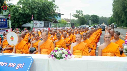 ภาพ No.350007:วันที่ 17 กันยายน พ.ศ. 2569 พิธีตักบาตรเข้าพรรษา 109 รูป ถวายเป็นพระราชกุศลสมเด็จพระบรมราชชนนีพันปีหลวง  ณ โรงเรียนสังข์อ่ำวิทยา อำเภอคลองหลวง จังหวัดปทุมธานี