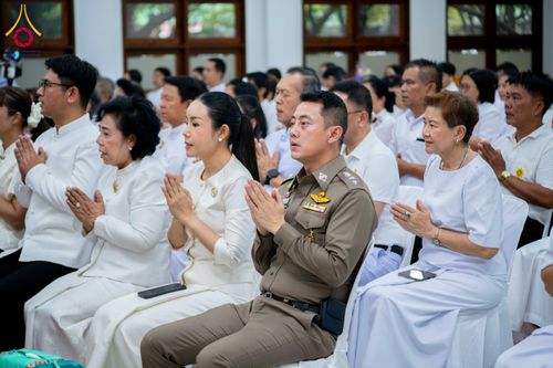 ภาพ No.314530:วันศุกร์ที่ 20 มีนาคม พ.ศ. 2569 พิธีบำเพ็ญกุศล คุณพ่อณรงค์ จินตมากุล โยมบิดา พระครูปลัดรัตนวีรวัฒน์ (รังสฤษดิ์ อิทฺธิจินตโก) ที่ปรึกษาเจ้าคณะจังหวัดปทุมธานี เจ้าอาวาสวัดพระธรรมกาย  ณ ห้องปลูกศรัทธา 2 วัดพระธรรมกาย ปทุมธานี