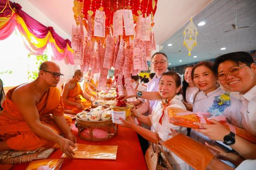 ภาพ No.114417:พิธีทอดผ้าป่าทำนุบำรุงศาสนสถาน ณ วัดโบสถ์บน ต.บางคูเวียง อ.บางกรวย จ.นนทบุรี วันที่ 18 มกราคม พ.ศ. 2567