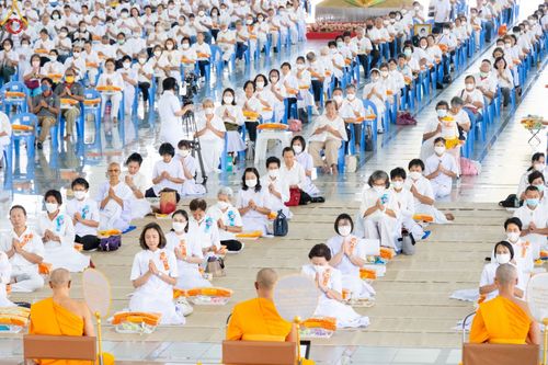 ภาพ No.85647:พิธีบุพเปตพลีครั้งที่ 138 ร่วมอุทิศบุญแด่หมู่ญาติที่ล่วงลับไปแล้ว และสืบทอดอายุพระพุทธศาสนา วันพุธที่ 16 สิงหาคม พ.ศ. 2566 (วันพระแรม 15 ค่ำ เดือน 8-8 ณ หอฉันคุณยายอาจารย์ฯ วัดพระธรรมกาย