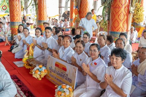 ภาพ No.163734:โครงการกฐินสามัคคีทั่วไทย 30,000 วัด บูชาธรรม 80 ปี หลวงพ่อธัมมชโย โดย คณะศิษยานุศิษย์วัดพระธรรมกาย ณ วัดเขาช่องชาด ต.อูบมุง อ.หนองวัวซอ จ.อุดรธานี วันที่ 19 ตุลาคม พ.ศ. 2567