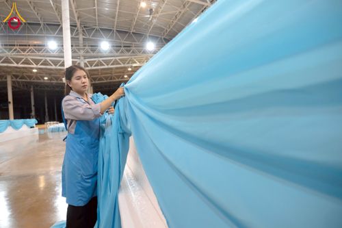 ภาพ No.213357:วันที่ 11-28 มีนาคม พ.ศ. 2568 เจ้าหน้าที่ และอาสาสมัคร เตรียมงานบุญวันคุ้มครองโลก ณ วัดพระธรรมกาย