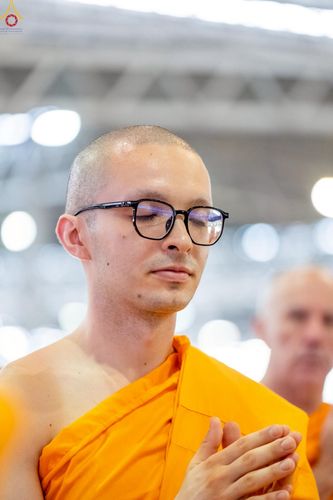 ภาพ No.236045:วันที่ 3 สิงหาคม พ.ศ. 2568 พิธีบูชาข้าวพระ ณ สภาธรรมกายสากล วัดพระธรรมกาย