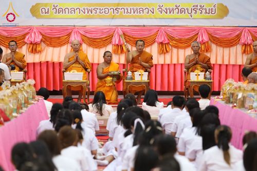 ภาพ No.178817:พิธีถวายมหาสังฆทาน 340 วัด จังหวัดบุรีรัมย์ ณ วัดกลางพระอารามหลวง จังหวัดบุรีรัมย์ โดยคณะศิษยานุศิษย์บูชาธรรม 80 ปี หลวงพ่อธัมมชโย วันที่ 15 ตุลาคม พ.ศ. 2567