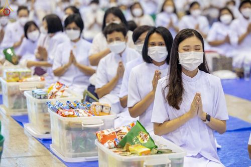 ภาพ No.75540:วัดพระธรรมกายจัด งานบุญวันอาทิตย์ต้นเดือน  มีกิจกรรมดังนี้ พิธีตักบาตร, พิธีบูชาข้าวพระ พระธรรมยาตรารับประกาศนียบัตร โครงการธรรมยาตราฯ ปีที่ 11 ในวันที่ 5 กุมภาพันธ์ พ.ศ. 2566 ณ วัดพระธรรมกาย อ.คลองหลวง จ.ปทุมธานี