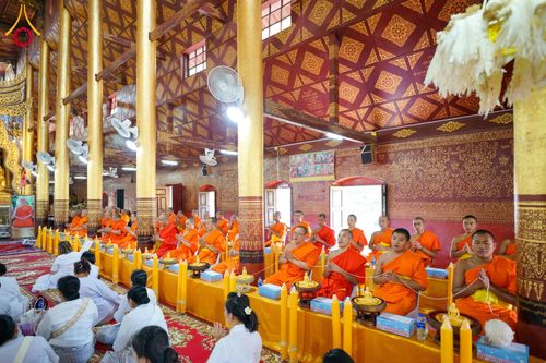 ภาพ No.144333:พิธีถวายเทียนพรรษา, พิธีสืบชะตาหลวง, พิธีถวายสังฆทาน และ พิธีถวายทุนการศึกษา บูชาธรรม ๘๐ ปี พระครูบาไชยบูลย์ ธัมมชโย วันจันทร์ที่ ๑๕ กรกฏาคม พ.ศ. ๒๕๖๗ ณ วัดราชฐานหลวงหัวข่วง เมืองเชียงตุง สาธารณรัฐแห่งสหภาพเมียนมาร์