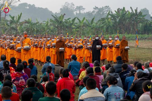 ภาพ No.130957:Photo Story ปฐมบรรพชาชาวพุทธมาร์มา Episode 4/5 วันที่ 13 กุมภาพันธ์พ.ศ. 2567 ณ วัดธัมจักร อรัญกุฏิ บังกลาเทศ