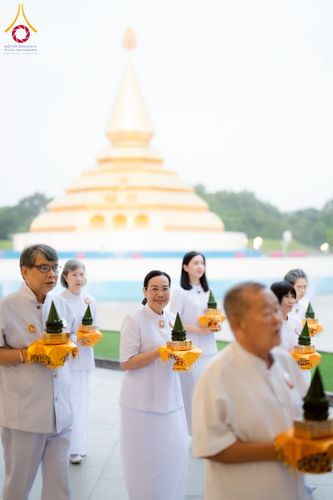ภาพ No.244519:วันเสาร์ที่ 6 กันยายน พ.ศ. 2568 พิธีเวียนประทักษิณ และวันทาสีมาของนาคธรรมทายาท โครงการอุปสมบทหมู่บูชาธรรมครบรอบ 108 ปี วันครูผู้ค้นพบวิชชาธรรมกาย ณ โบสถ์พระไตรปิฎก วัดพระธรรมกาย