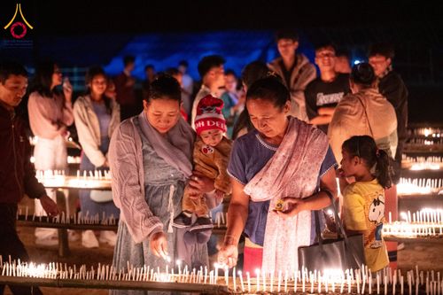 ภาพ No.176158:พิธีทอดกฐินสมทบ โดยมูลนิธิธรรมกาย ในนามหลวงพ่อธัมมชโย ณ วัดสัทธนารามา บานา วิหาร เมืองไดยุน รัฐอรุนาจาลประเทศ ประเทศอินเดีย วันที่ 15 พฤศจิกายน พ.ศ. 2567
