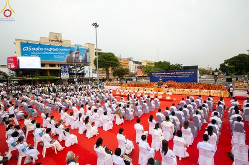 ภาพ No.126318:พิธีทำบุญเมืองนครราชสีมา ฉลอง 556 ปี ตักบาตรพระ 10,000 รูป ในวันเสาร์ที่ 2 มีนาคม พ.ศ.2567 ณ อนุสาวรีย์ท้าวสุรนารี จ.นครราชสีมา จัดโดย คณะสงฆ์จังหวัดนครราชสีมา ร่วมกับสำนักงานจังหวัดนครราชสีมา