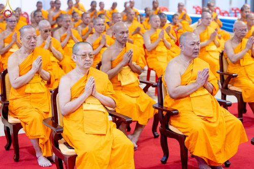 ภาพ No.57940:พิธีมุทิตาสักการะพระสังฆาธิการ ผู้ที่ได้รับพระราชทานเลื่อนและตั้งสมณศักดิ์ ปีพุทธศักราช 2567 วันอาทิตย์ที่ 28 เมษายน พ.ศ. 2567 ณ วัดพระธรรมกาย จ.ปทุมธานี